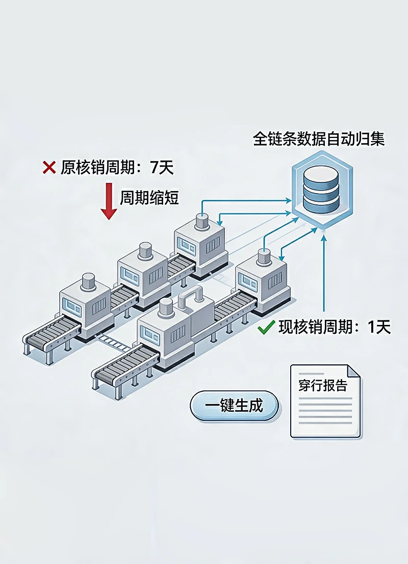 核销周期缩短